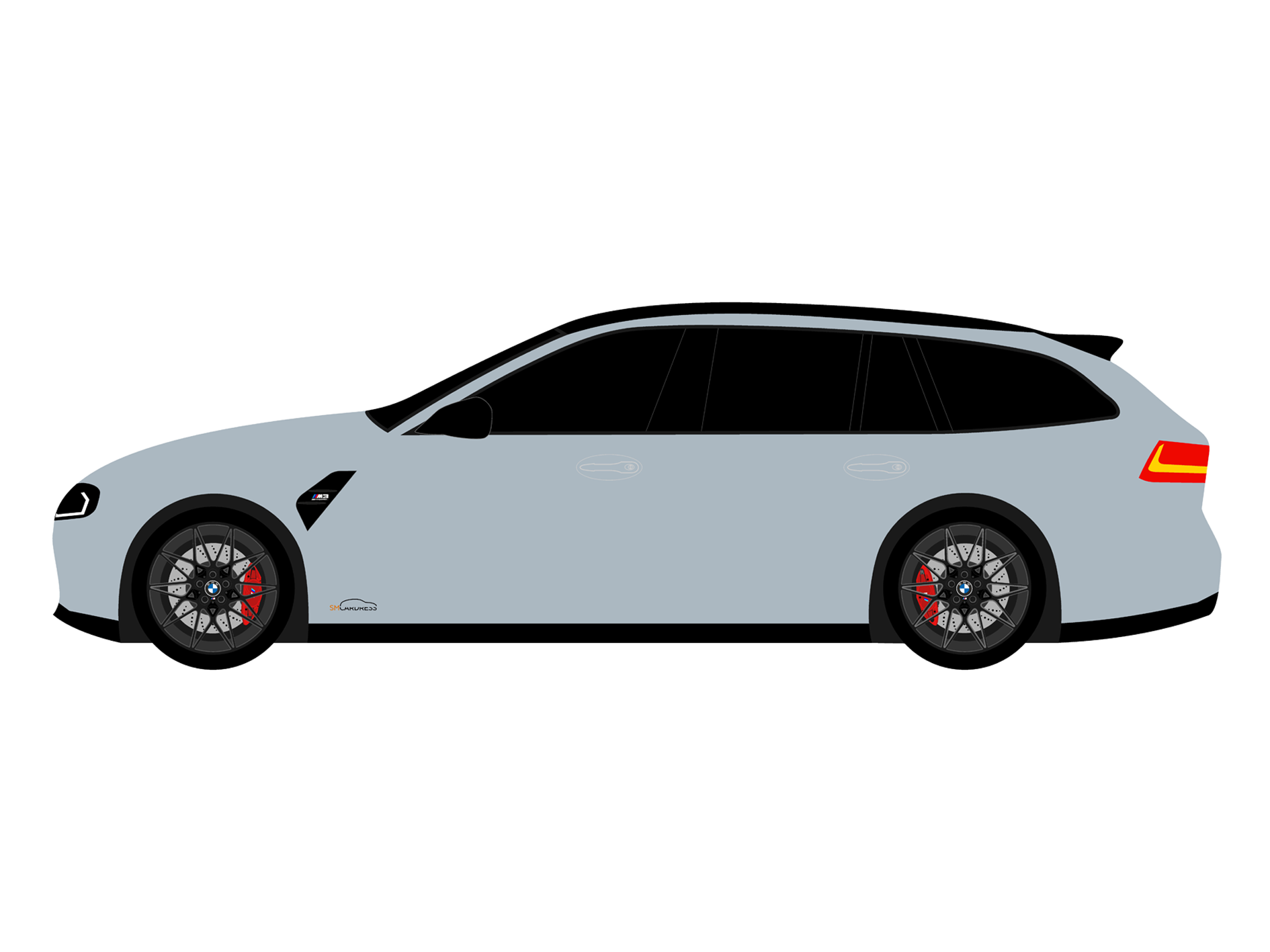 BMWM3EstateSide